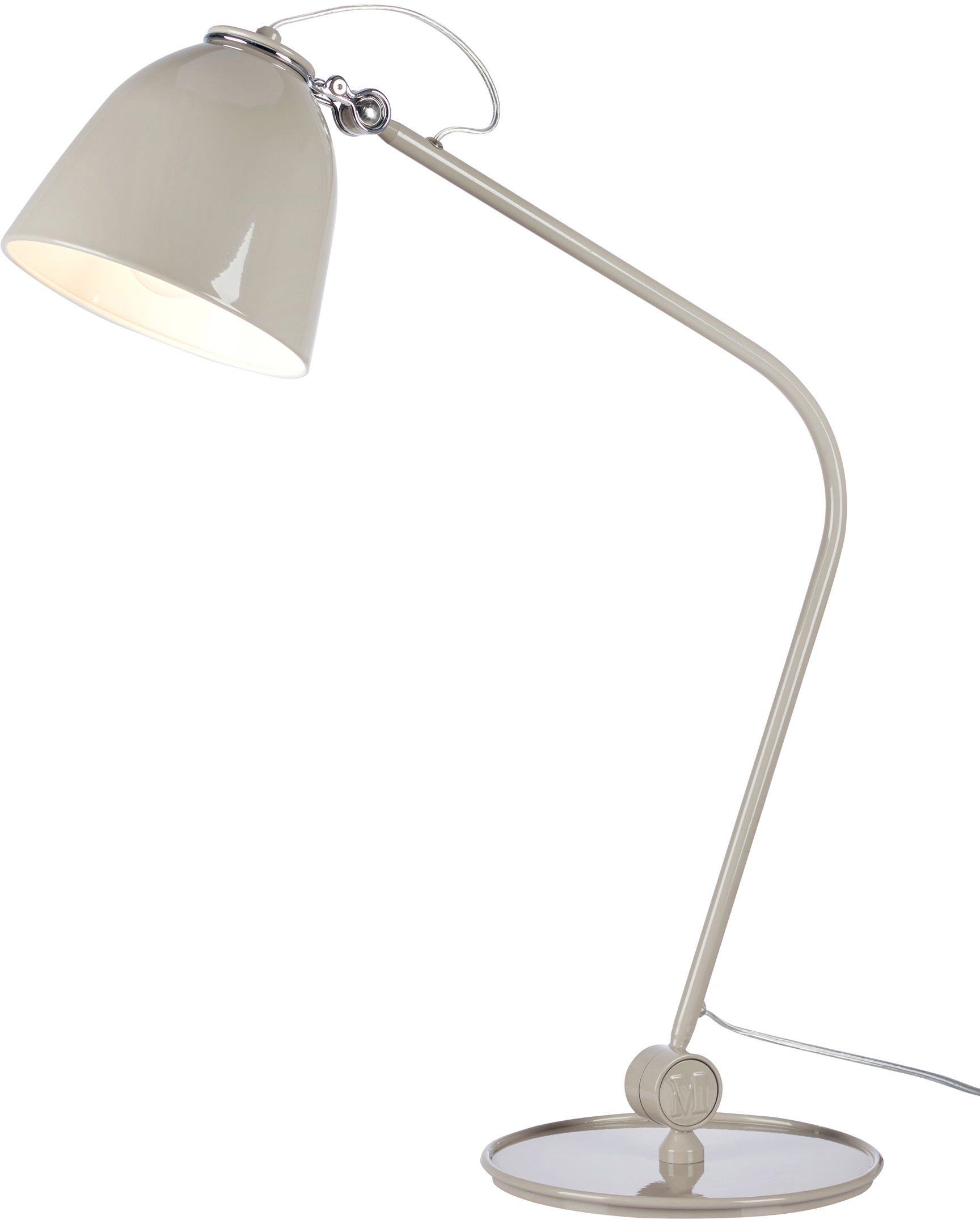 Markslöjd Tilt stolová lampa 1x60 W sivá 108965