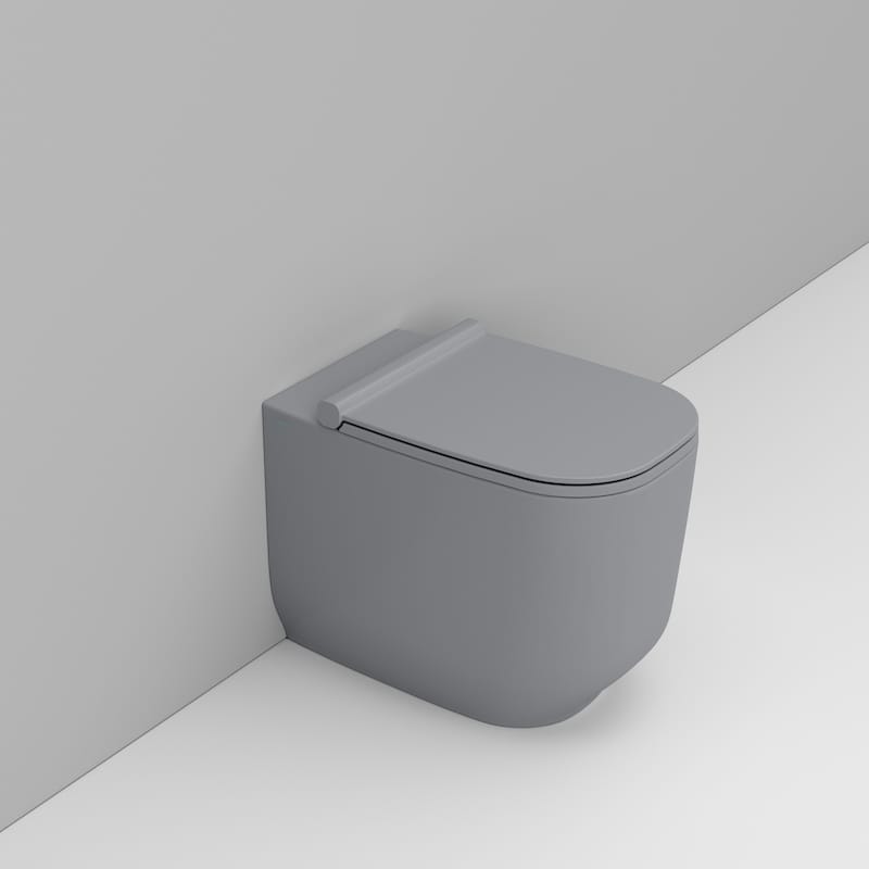 Ceramica Dolomite Alba wc misa stojace bez oplachovacieho kruhu sivá matná D503145