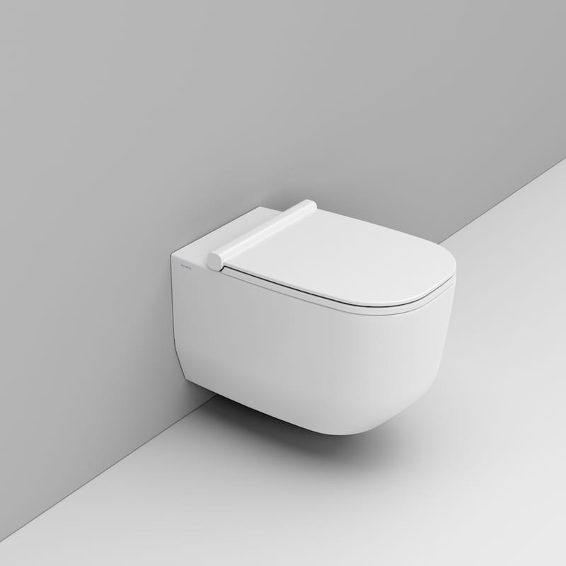 Ceramica Dolomite Alba wc misa závesné bez oplachovacieho kruhu biela matná D502541