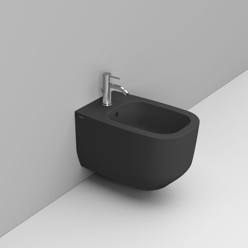 Ceramica Dolomite Alba bidet závesné čierna D502681