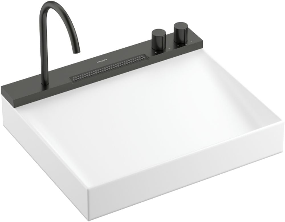 Hansgrohe Avalegra umývadlo s batériou 58x47.5 cm obdĺžnik klasické umývadlo-vstavané umývadlo biela 22472340