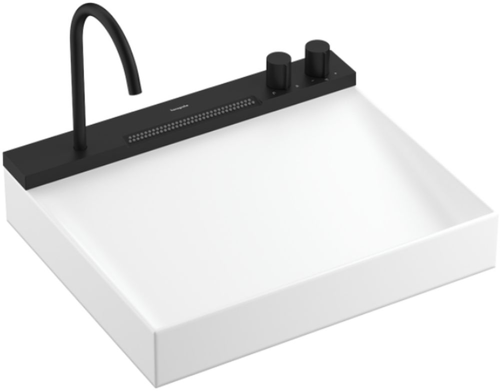 Hansgrohe Avalegra umývadlo s batériou 58x47.5 cm obdĺžnik klasické umývadlo-vstavané umývadlo biela 22472670