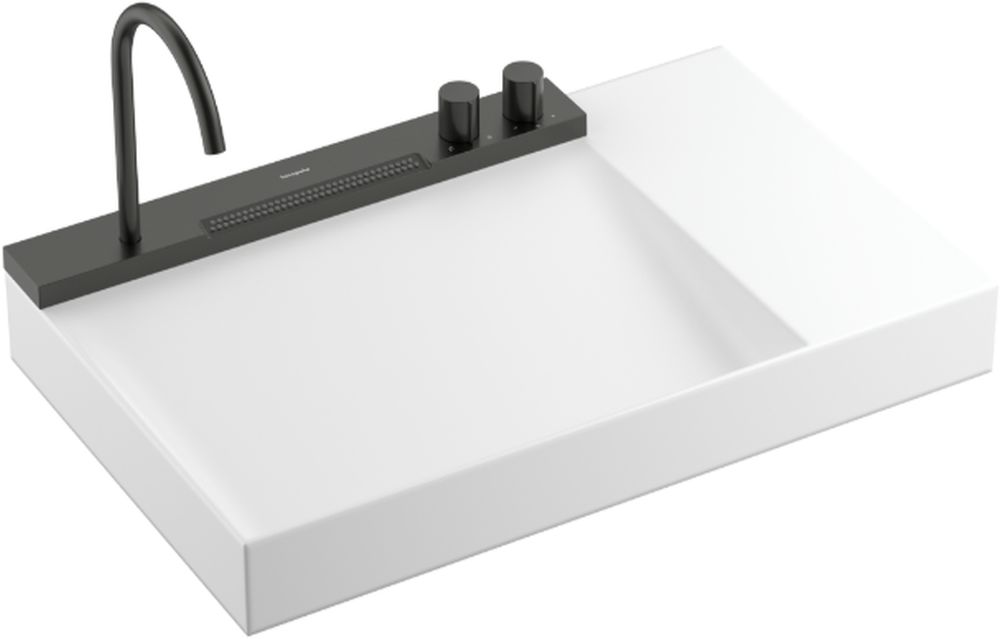 Hansgrohe Avalegra umývadlo s batériou 78x47.5 cm obdĺžnik klasické umývadlo-vstavané umývadlo biela 22473340
