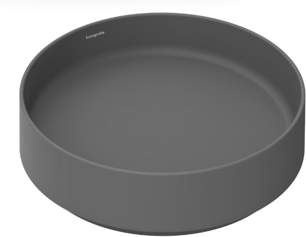 Hansgrohe Xuniva Evo S umývadlo 40x40 cm okrúhly pultové umývadlo sivá/kamenná 60323760