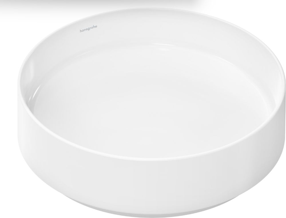 Hansgrohe Xuniva Evo S umývadlo 40x40 cm okrúhly pultové umývadlo biela 63005450