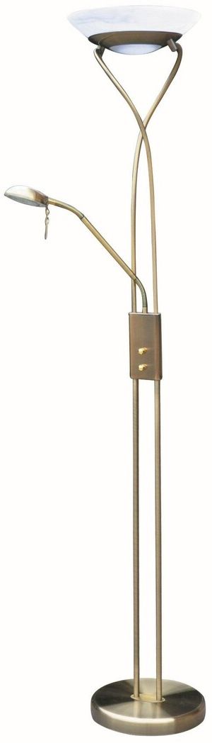 Rabalux Gamma stojaca lampa 2x230 W hnedá 4078