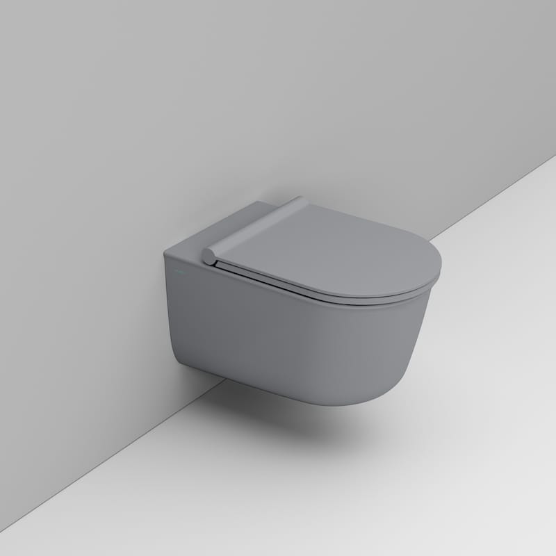 Ceramica Dolomite Mayka wc misa závesné bez oplachovacieho kruhu sivá D482545