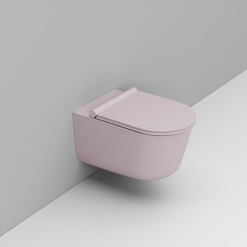 Ceramica Dolomite Mayka wc misa závesné bez oplachovacieho kruhu ružová D482565