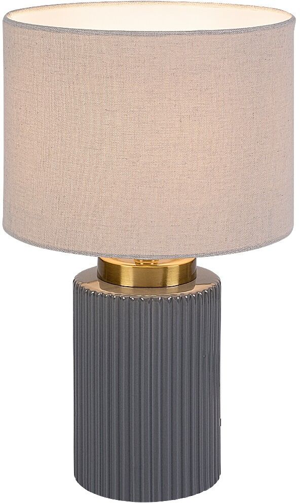 Rabalux Glovy stolová lampa 1x40 W biela-sivá 74045