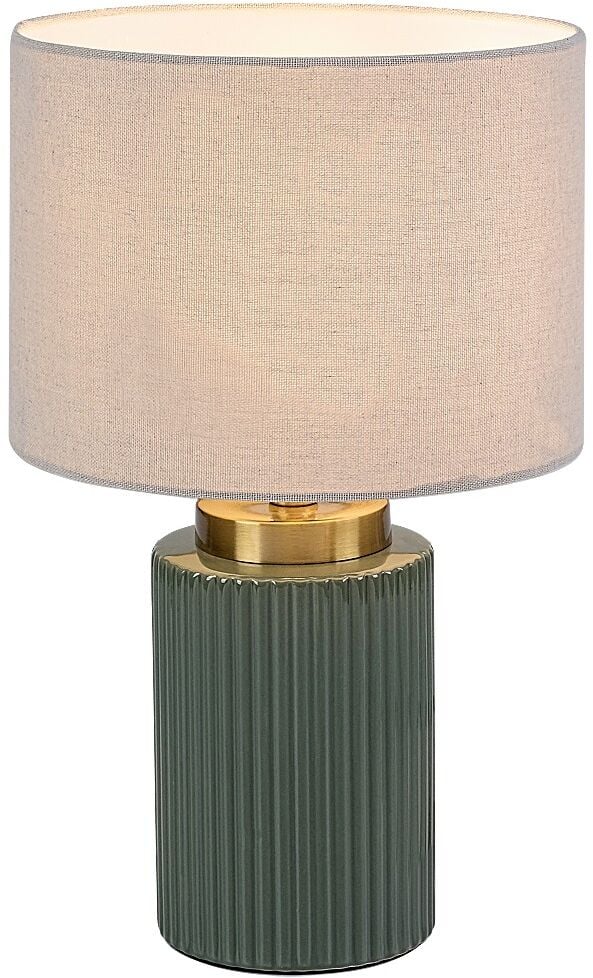 Rabalux Glovy stolová lampa 1x40 W biela-zelená 74046