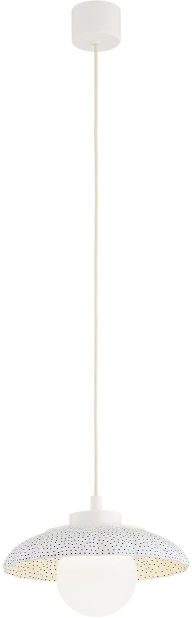 Argon Boll závesné svietidlo 1x6 W biela-opálová-tmavomodrá 8947