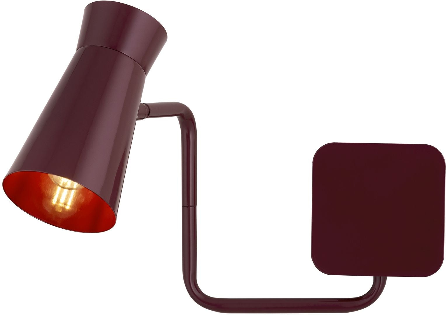 Argon Lord nástenná lampa 1x7 W červená 8881