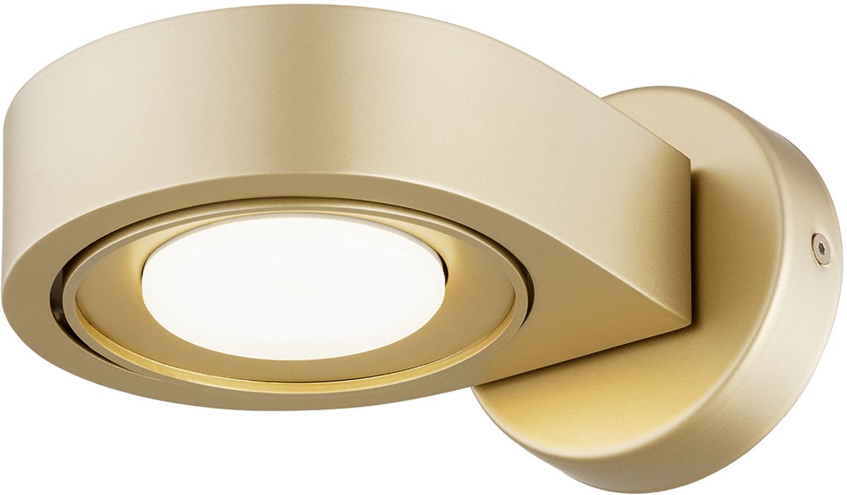 Argon Lotus nástenná lampa 1x12 W zlatá 8899