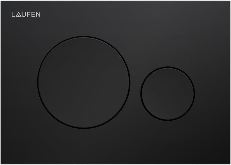 Laufen Ineo Moon splachovacie tlačidlo do toalety čierna H9001147160001