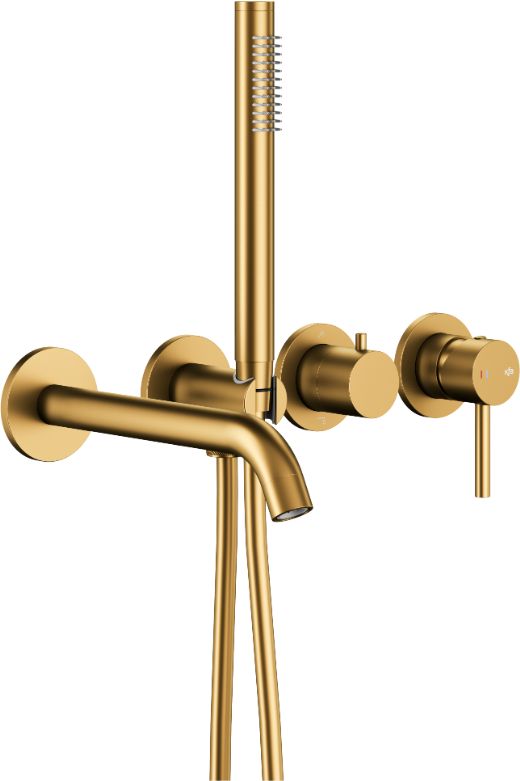 KFA Armatura Moza Gold vaňová/sprchová batéria podomietková zlatá 5039-411-31