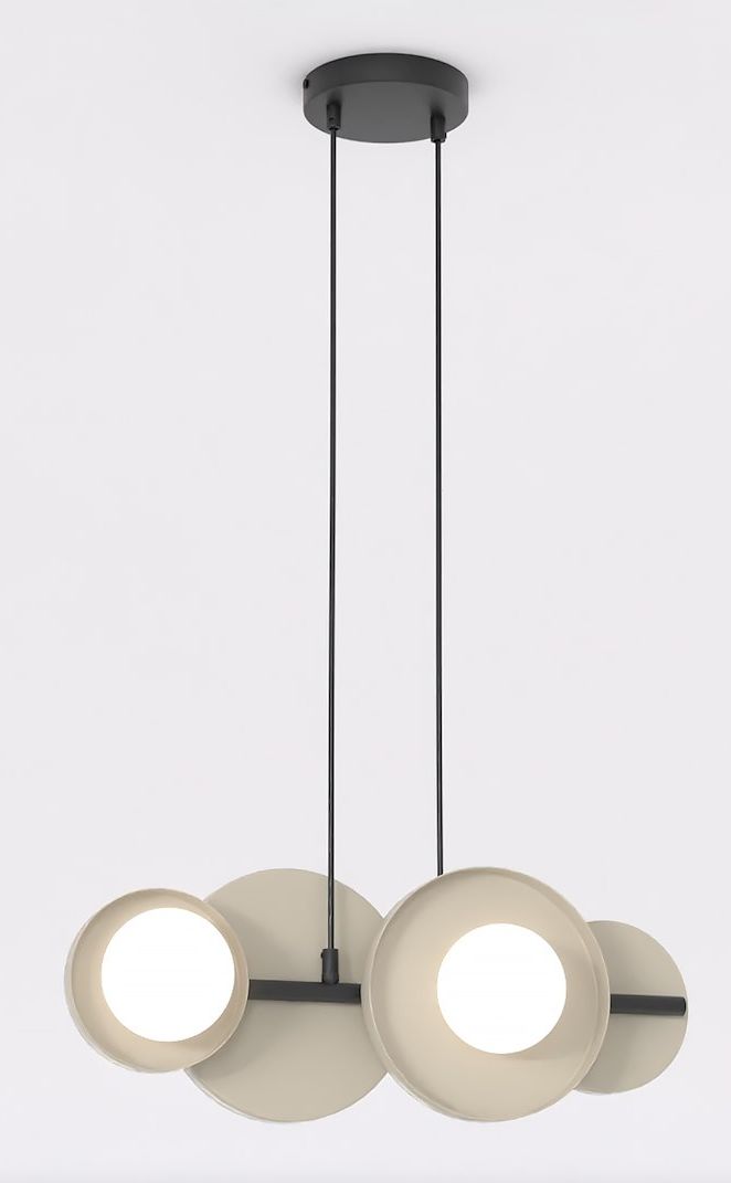 Emibig 4 BL Mokka závesné svietidlo 4x8 W kávová 1488/4