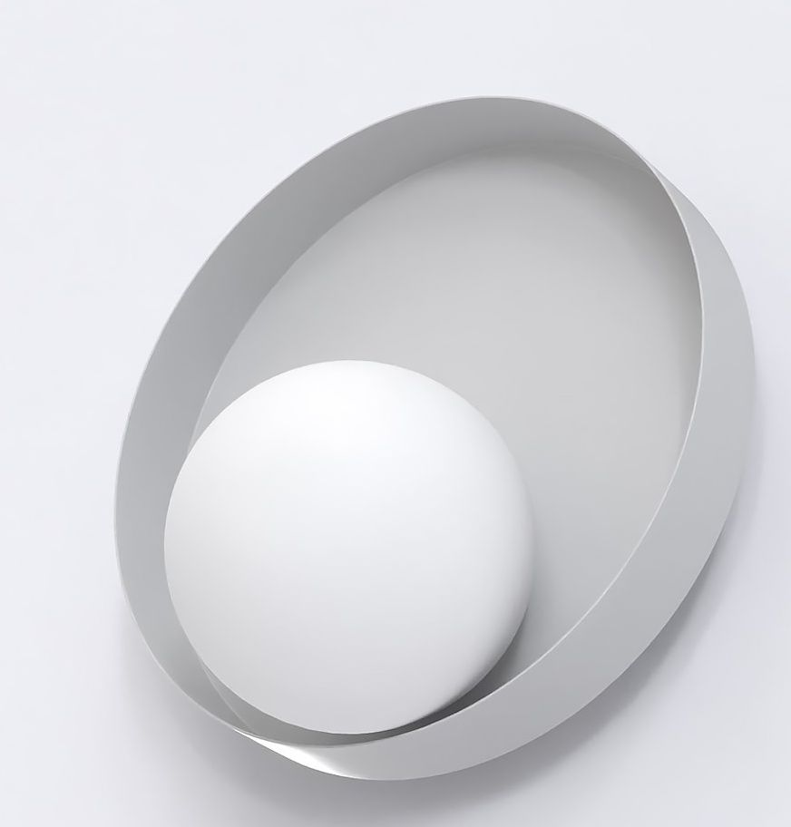 Emibig Kido nástenná lampa 1x8 W sivá 1535/K1