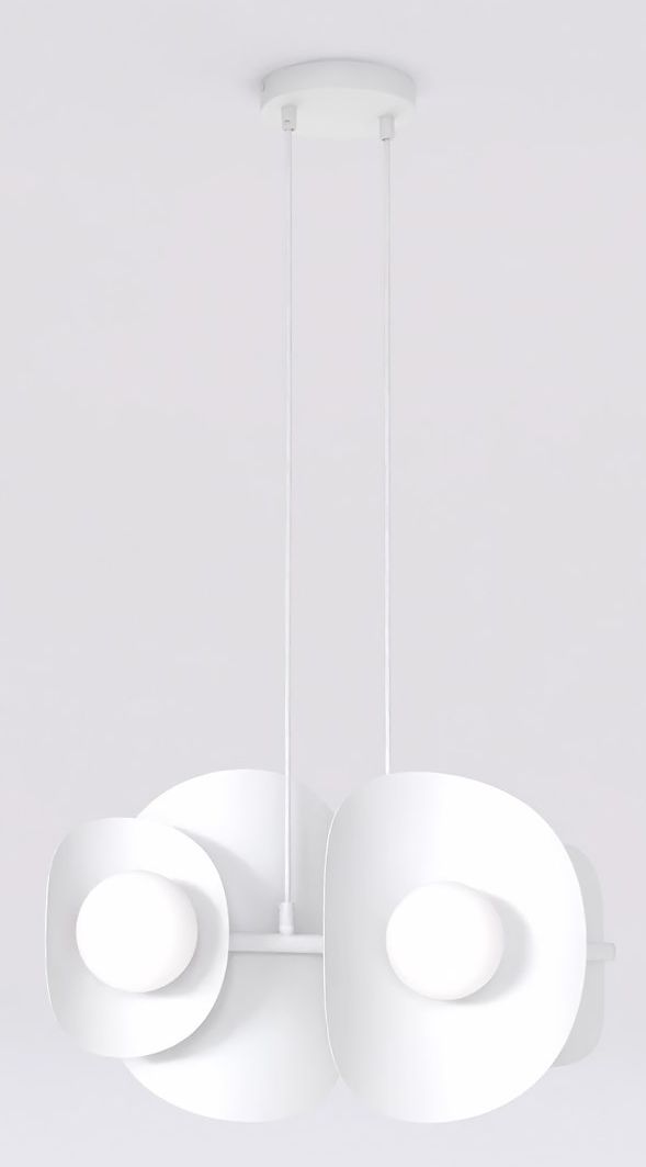 Emibig Elementi závesné svietidlo 4x8 W biela 1492/4