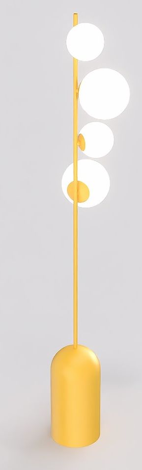 Emibig Etno stojaca lampa 4x8 W oranžová 1502/LP4