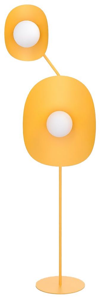 Emibig Delulu stojaca lampa 2x8 W oranžová 1602/LP2