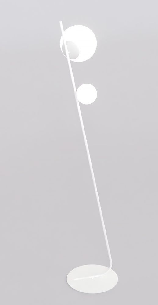 Emibig Tatu stojaca lampa 2x8 W biela 1505/LP2