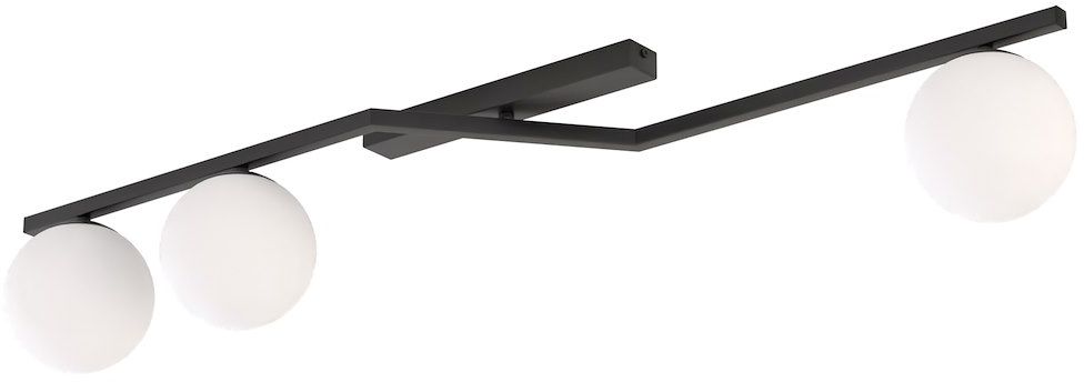 Emibig Naton stropné svietidlo 3x10 W čierna 1508/3