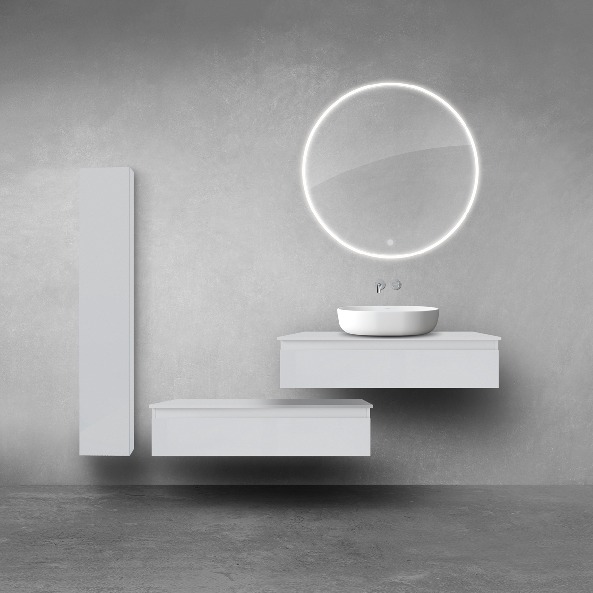 Súprava skrinka Oltens Vernal 61000700, skrinka Oltens Vernal 60011700, 63006700