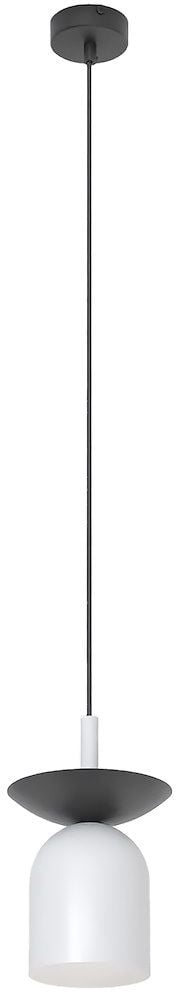 Emibig Ego závesné svietidlo 1x10 W čierna 1611/1