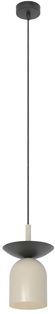 Emibig Ego závesné svietidlo 1x10 W čierna-kapučínová 1612/1