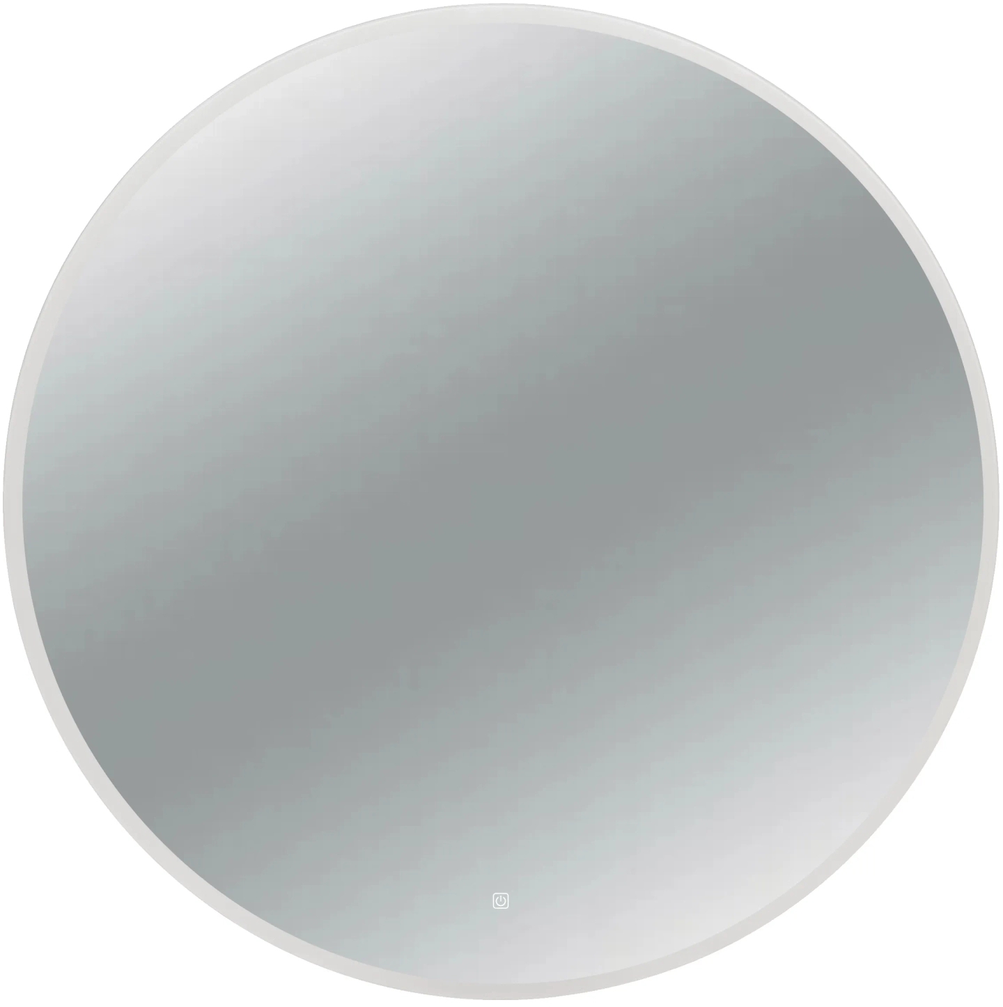 Balneo Moon zrkadlo 60x60 cm okrúhly s osvetlením s vyhrievacou podložkou biela L0101020401-1