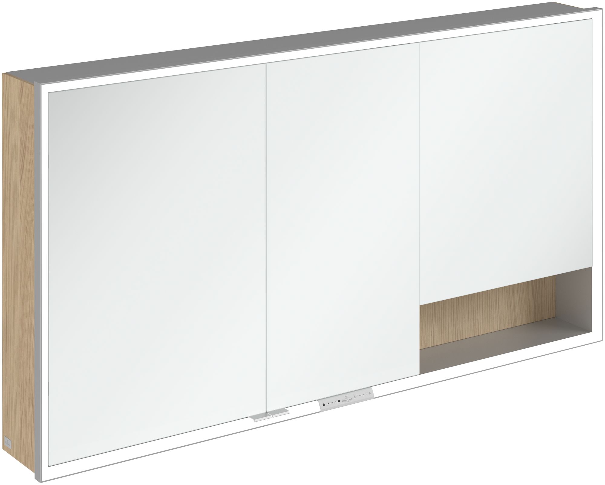 Villeroy & Boch My View+ skrinka 140x16.8x75 cm so zrkadlom dub A48114VJ