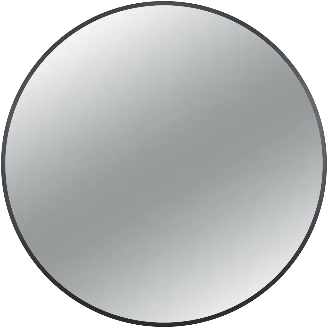 Balneo Corina zrkadlo 60x60 cm okrúhly čierna L0101010503-1