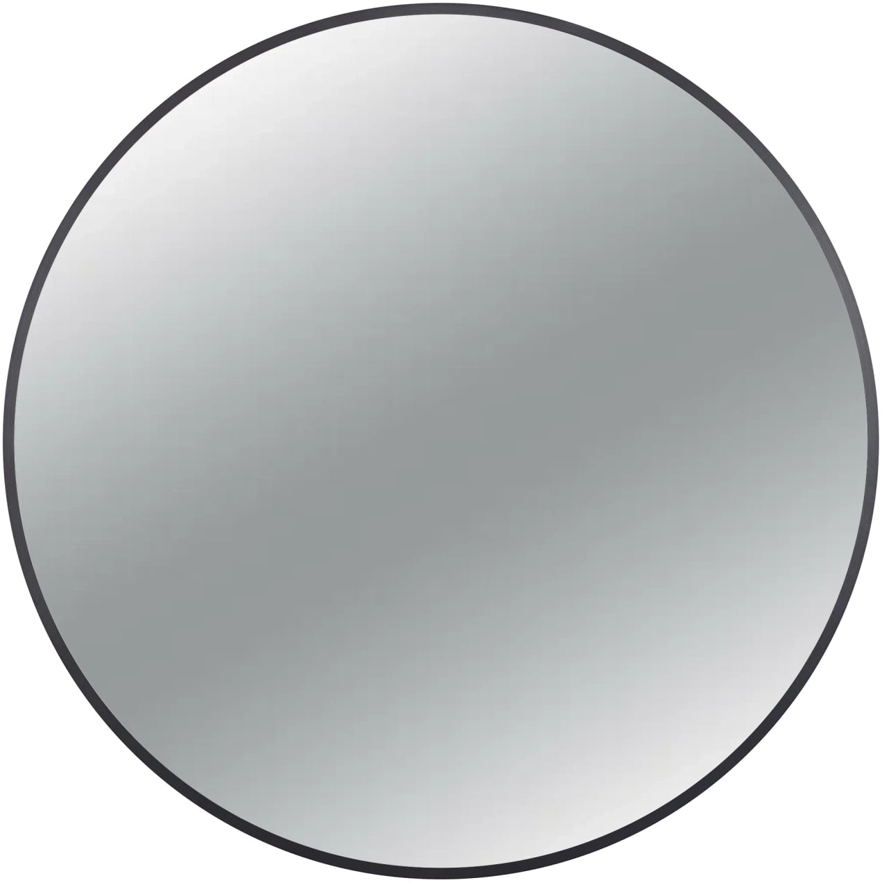 Balneo Corina zrkadlo 80x80 cm okrúhly čierna L0101010503-3