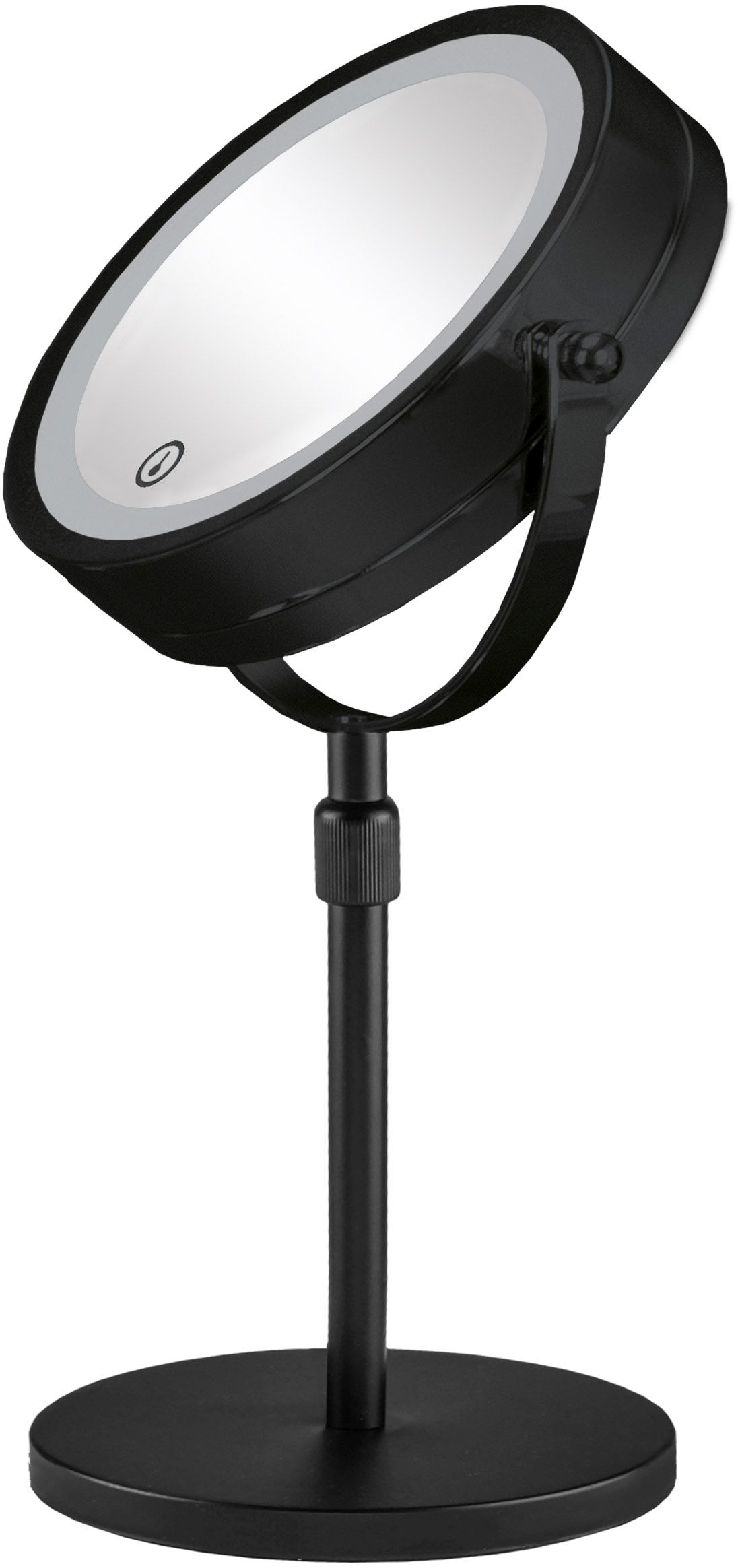 Kleine Wolke LED Mirror kozmetické zrkadlo 20.5x37 cm okrúhly s osvetlením strieborná 8507926886