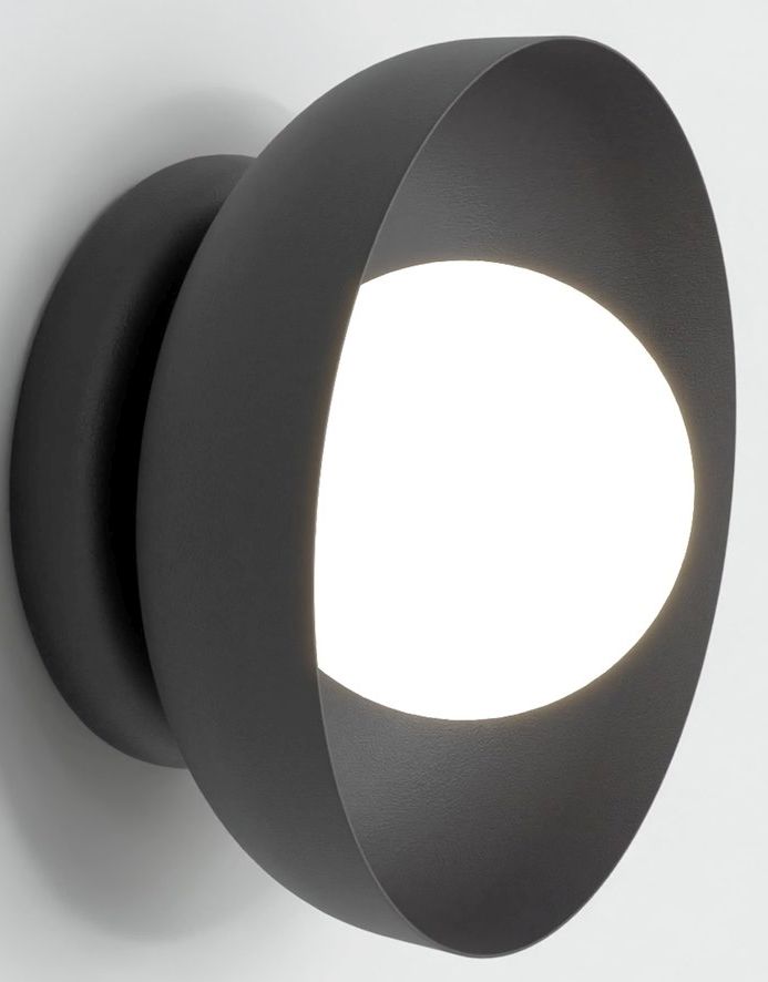 Emibig Ozzy nástenná lampa 1x8 W čierna 1515/K1