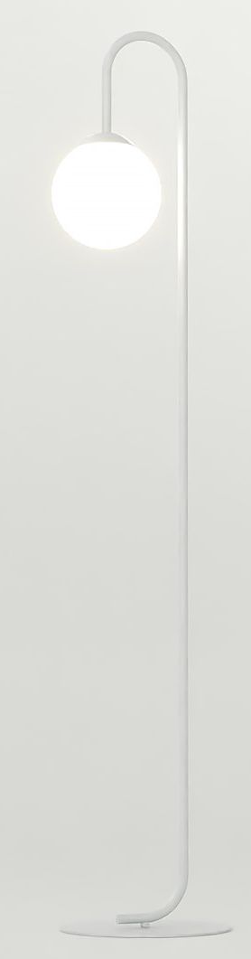 Emibig Flor stojaca lampa 1x10 W biela 1498/LP1