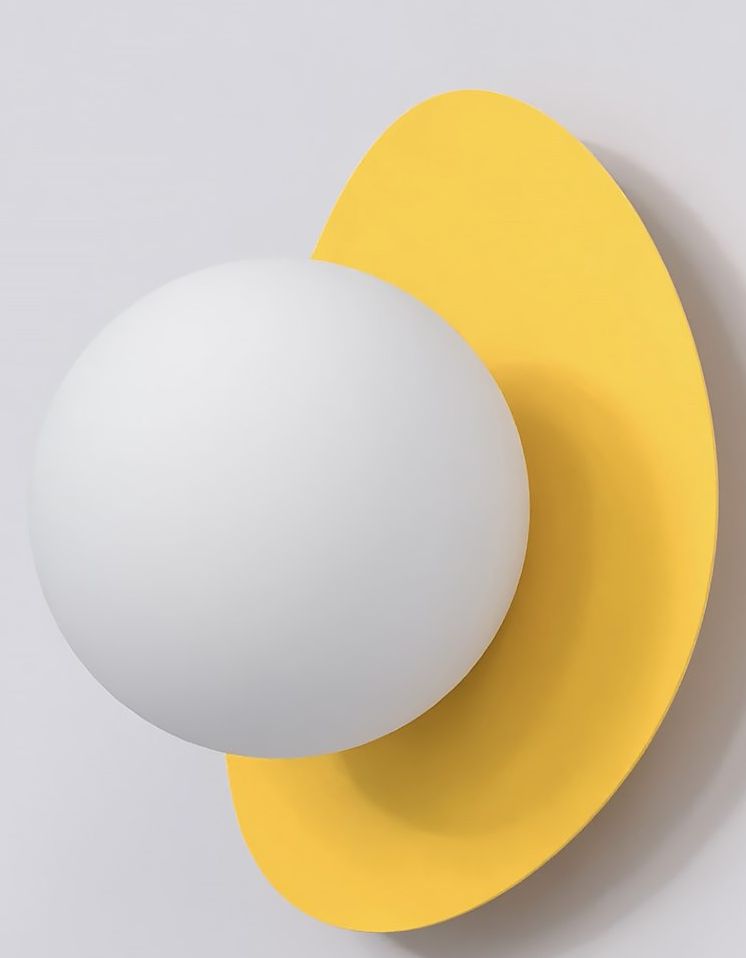 Emibig Ovo nástenná lampa 1x8 W pomarančová 1531/K1