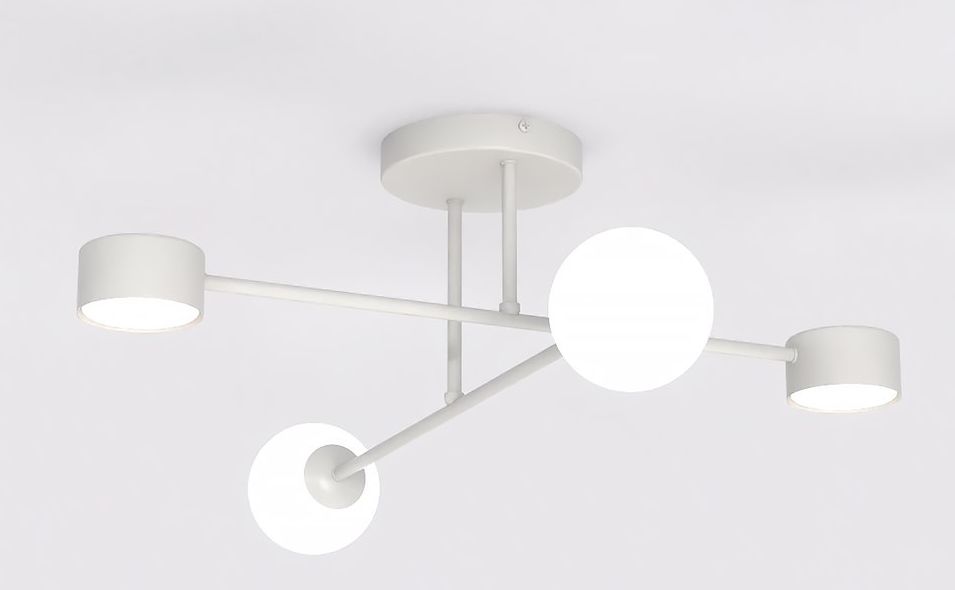 Emibig Holon stropné svietidlo 4x8 W sivá 1560/4