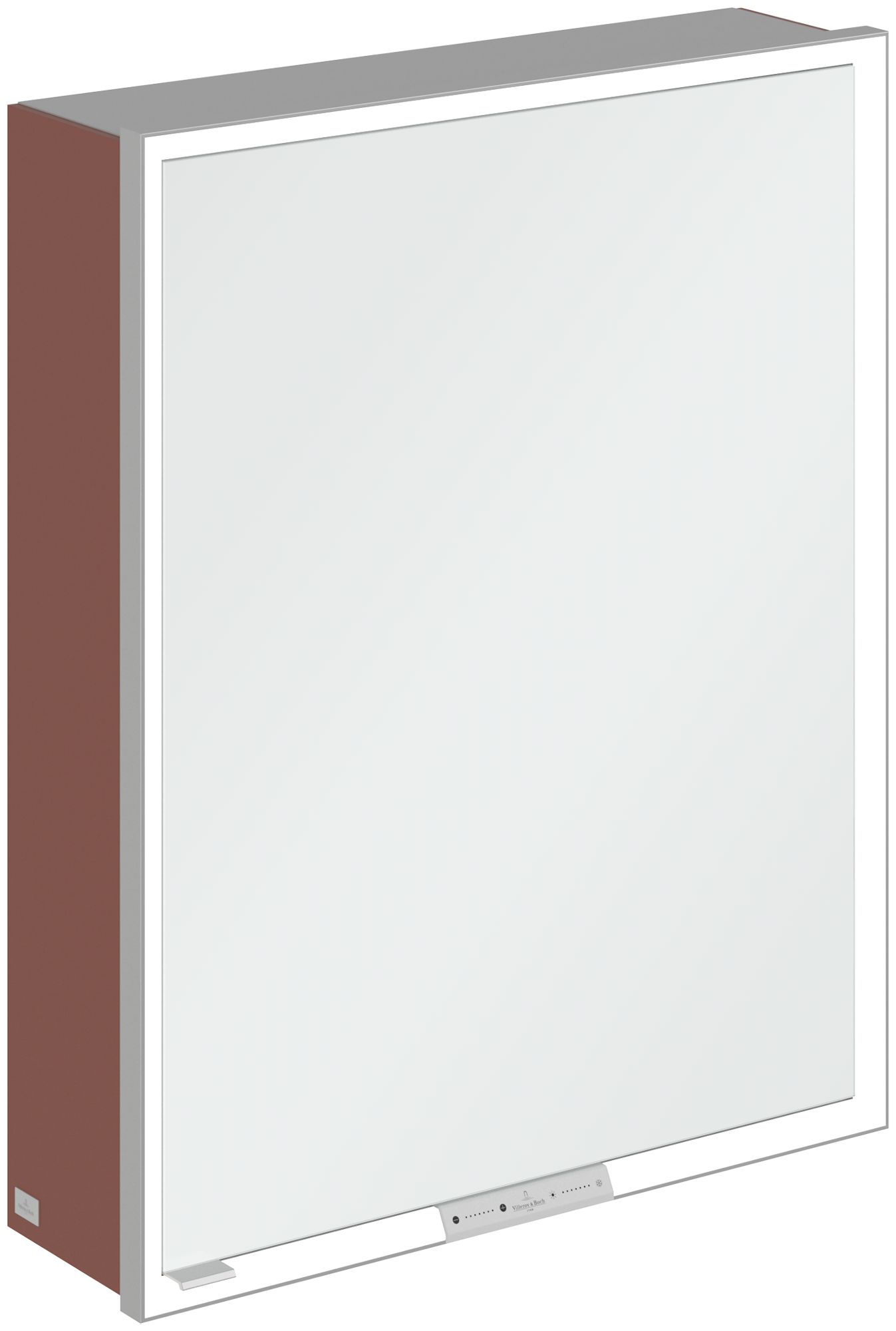 Villeroy & Boch My View+ skrinka 60x16.8x75 cm so zrkadlom červená A4816RAH