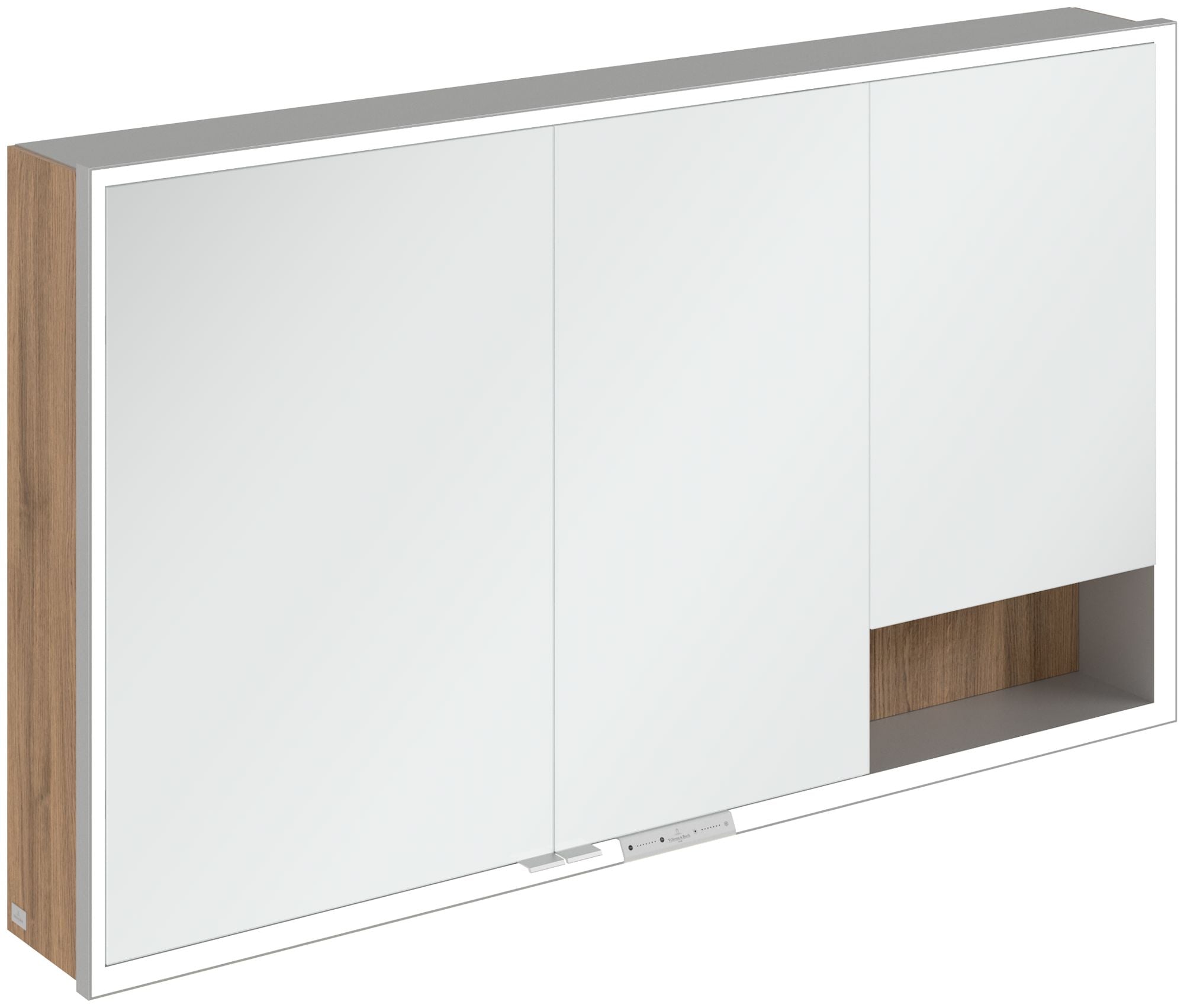 Villeroy & Boch My View+ skrinka 130x16.8x75 cm so zrkadlom dub A48113RH