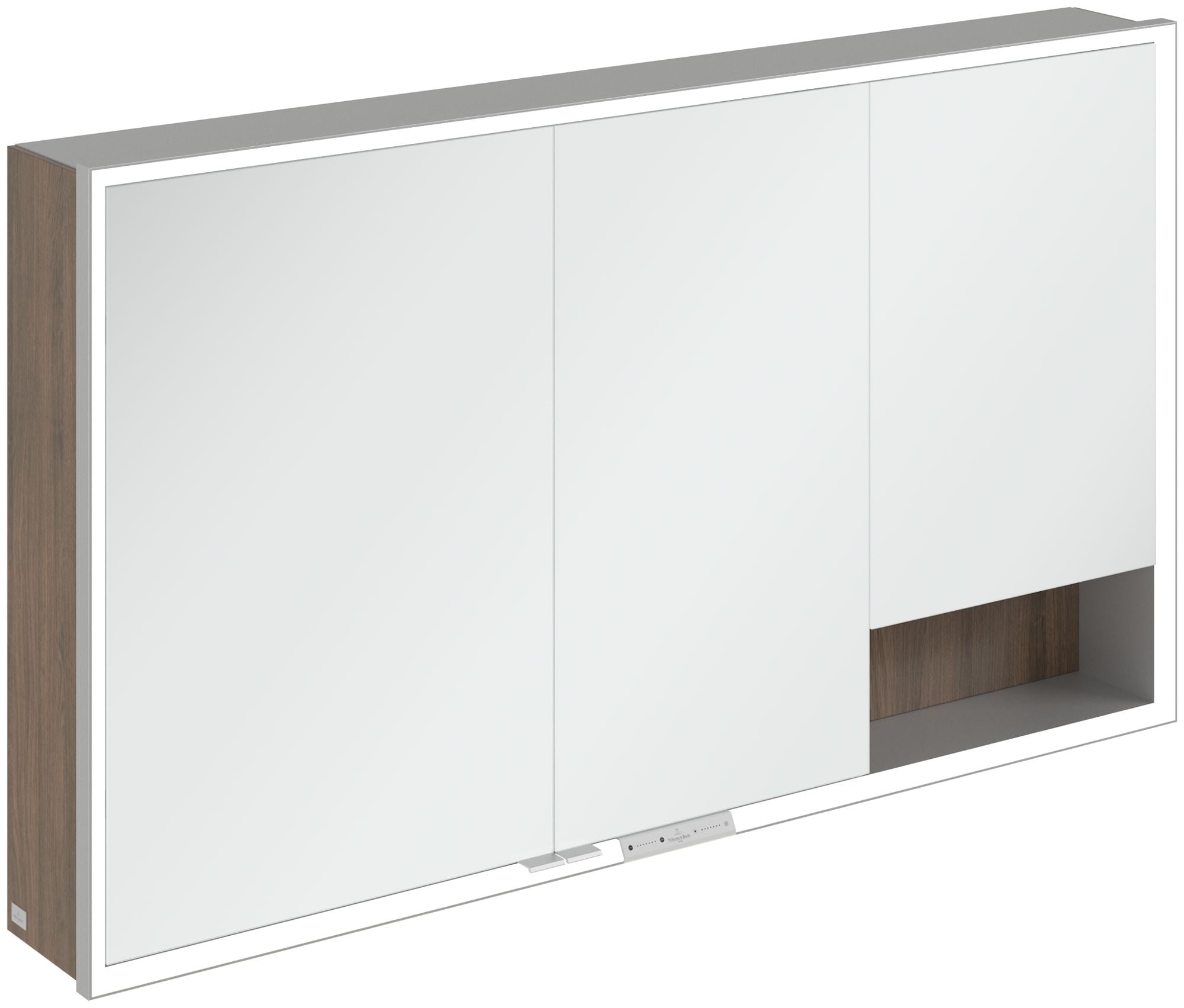 Villeroy & Boch My View+ skrinka 130x16.8x75 cm so zrkadlom dub A48113VH