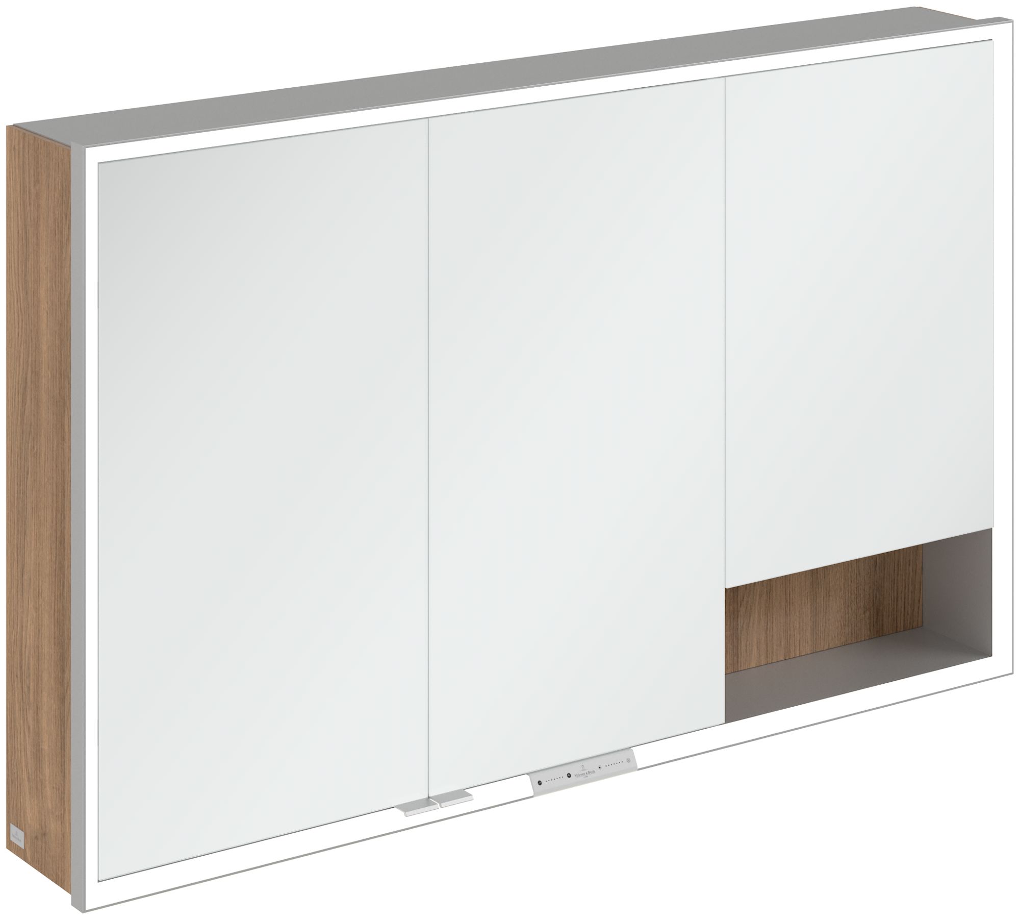 Villeroy & Boch My View+ skrinka 120x16.8x75 cm so zrkadlom dub A48112RH