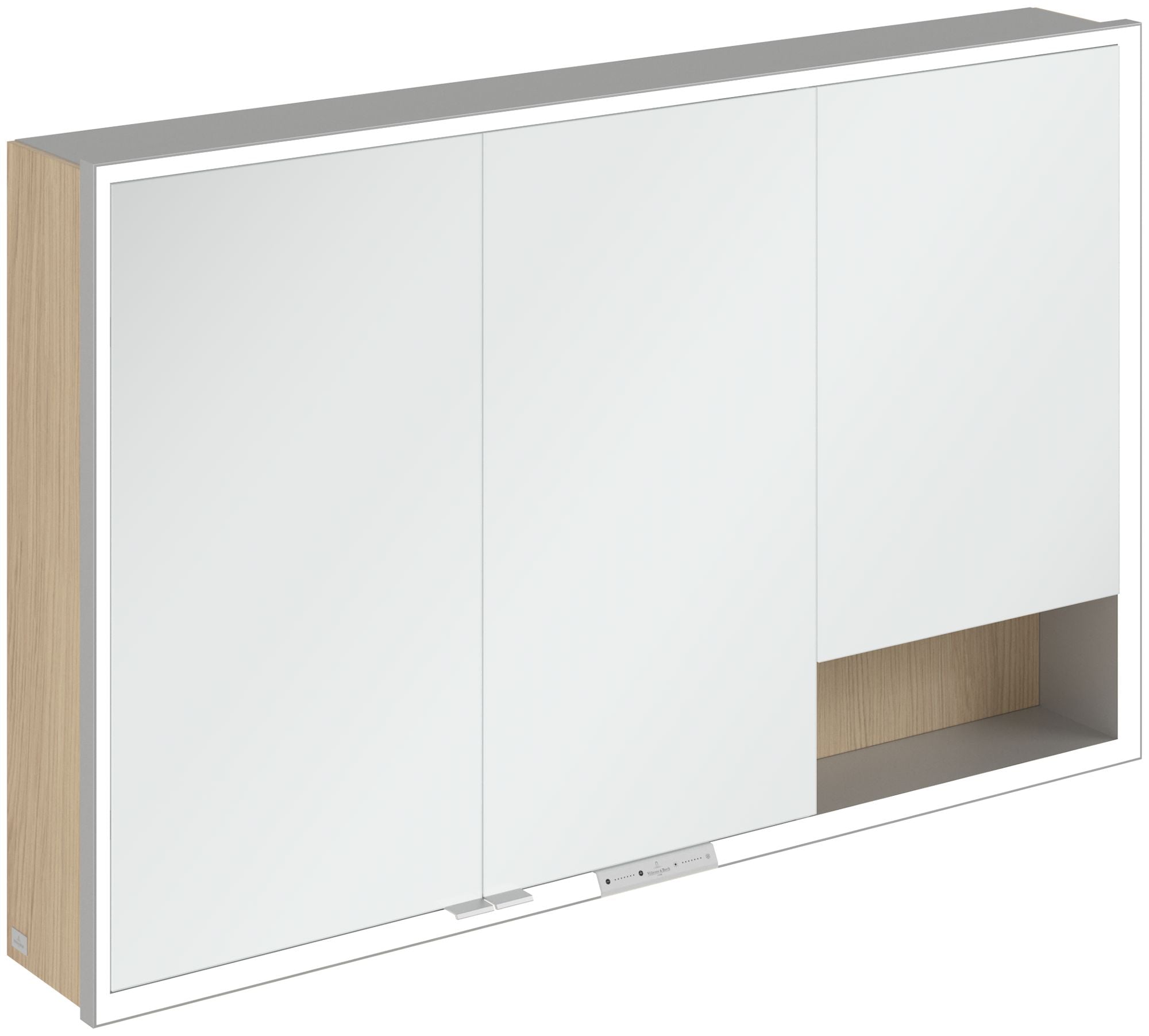 Villeroy & Boch My View+ skrinka 120x16.8x75 cm so zrkadlom dub A48112VJ