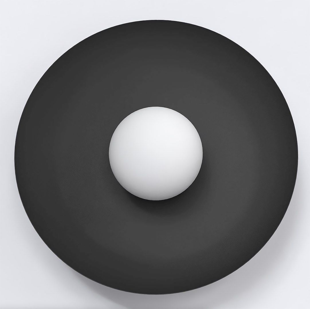 Emibig Inspo nástenná lampa 1x8 W čierna 1542/K1