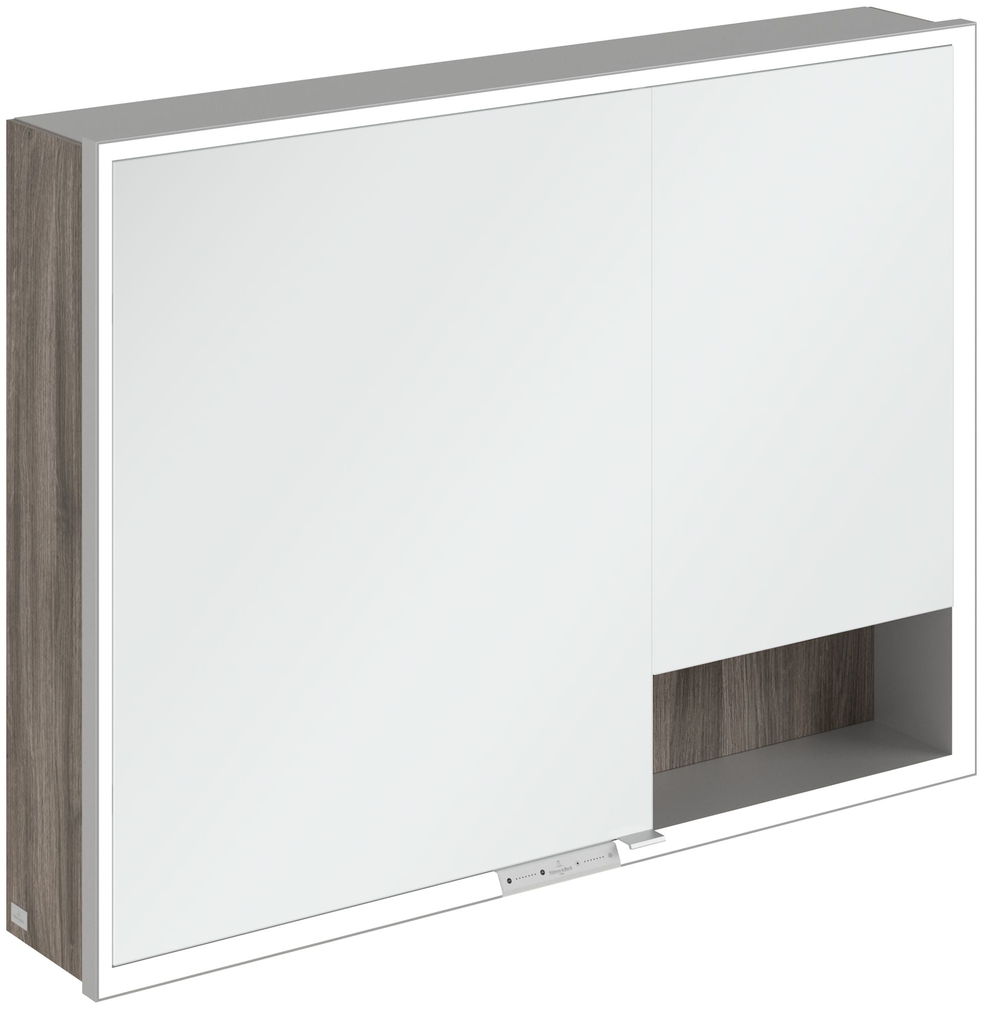Villeroy & Boch My View+ skrinka 100x16.8x75 cm so zrkadlom dub A48110RK