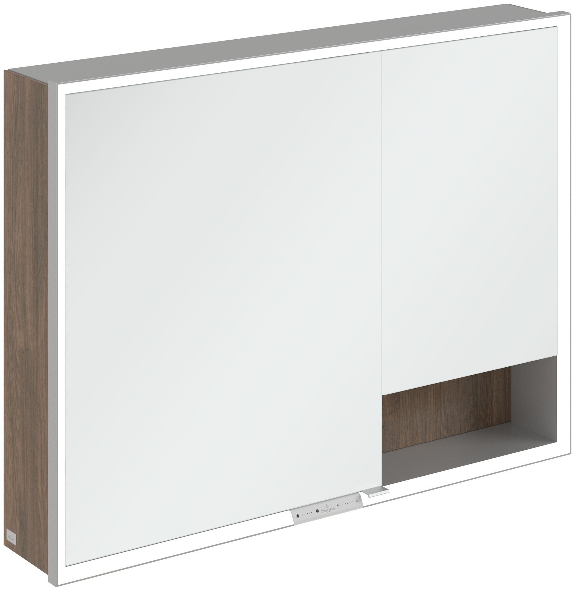 Villeroy & Boch My View+ skrinka 100x16.8x75 cm so zrkadlom dub A48110VH
