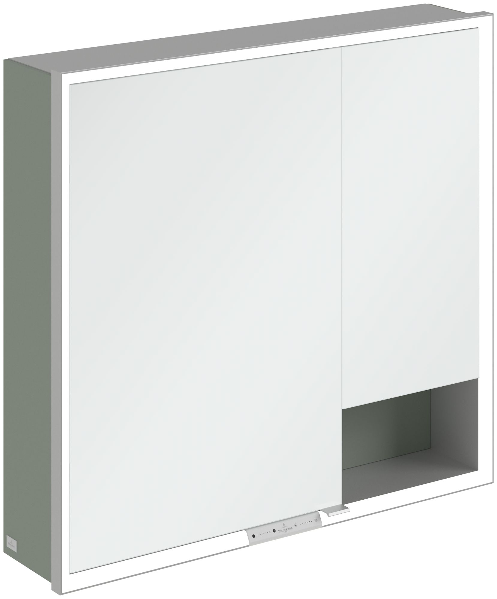 Villeroy & Boch My View+ skrinka 80x16.8x75 cm so zrkadlom zelená A48180AF