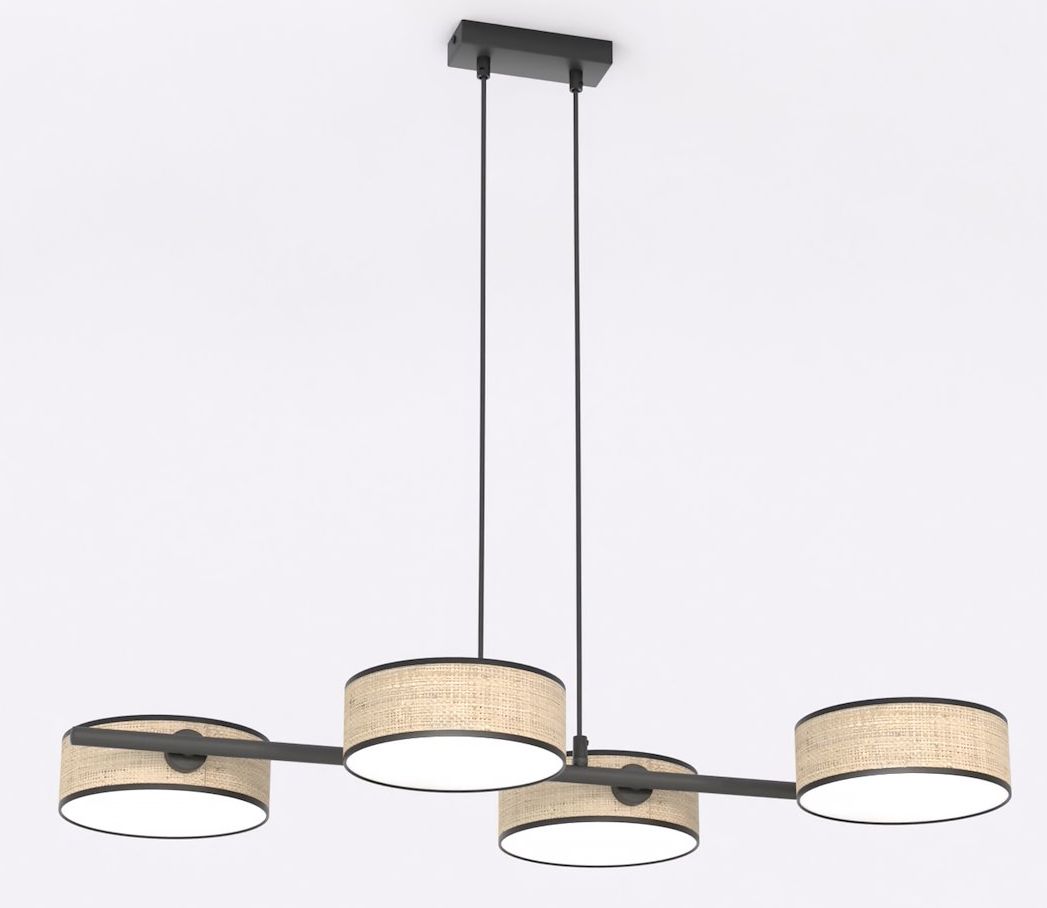 Emibig Drumz závesné svietidlo 4x10 W béžová 1565/4