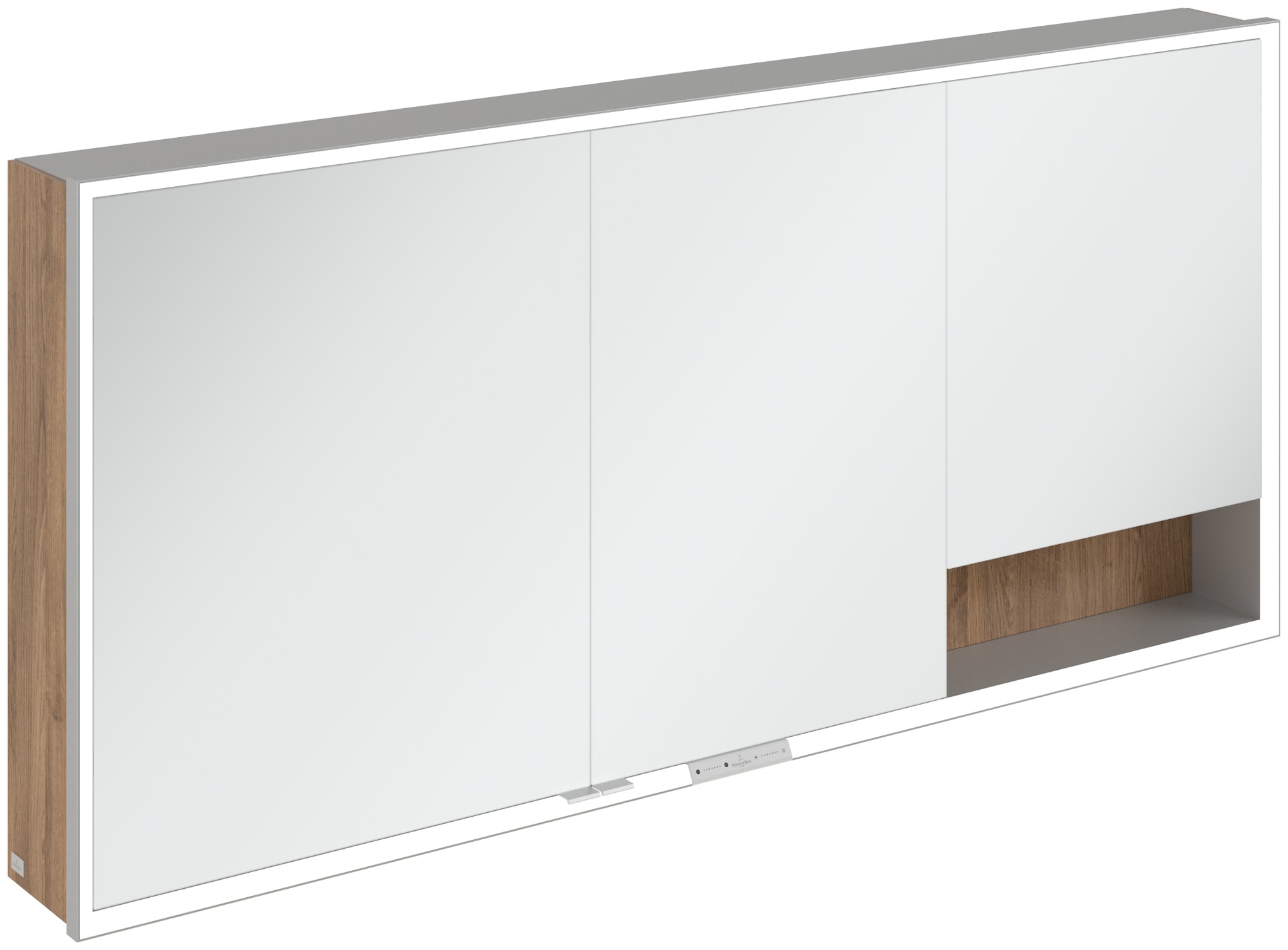 Villeroy & Boch My View+ skrinka 160x16.8x75 cm so zrkadlom dub A48116RH