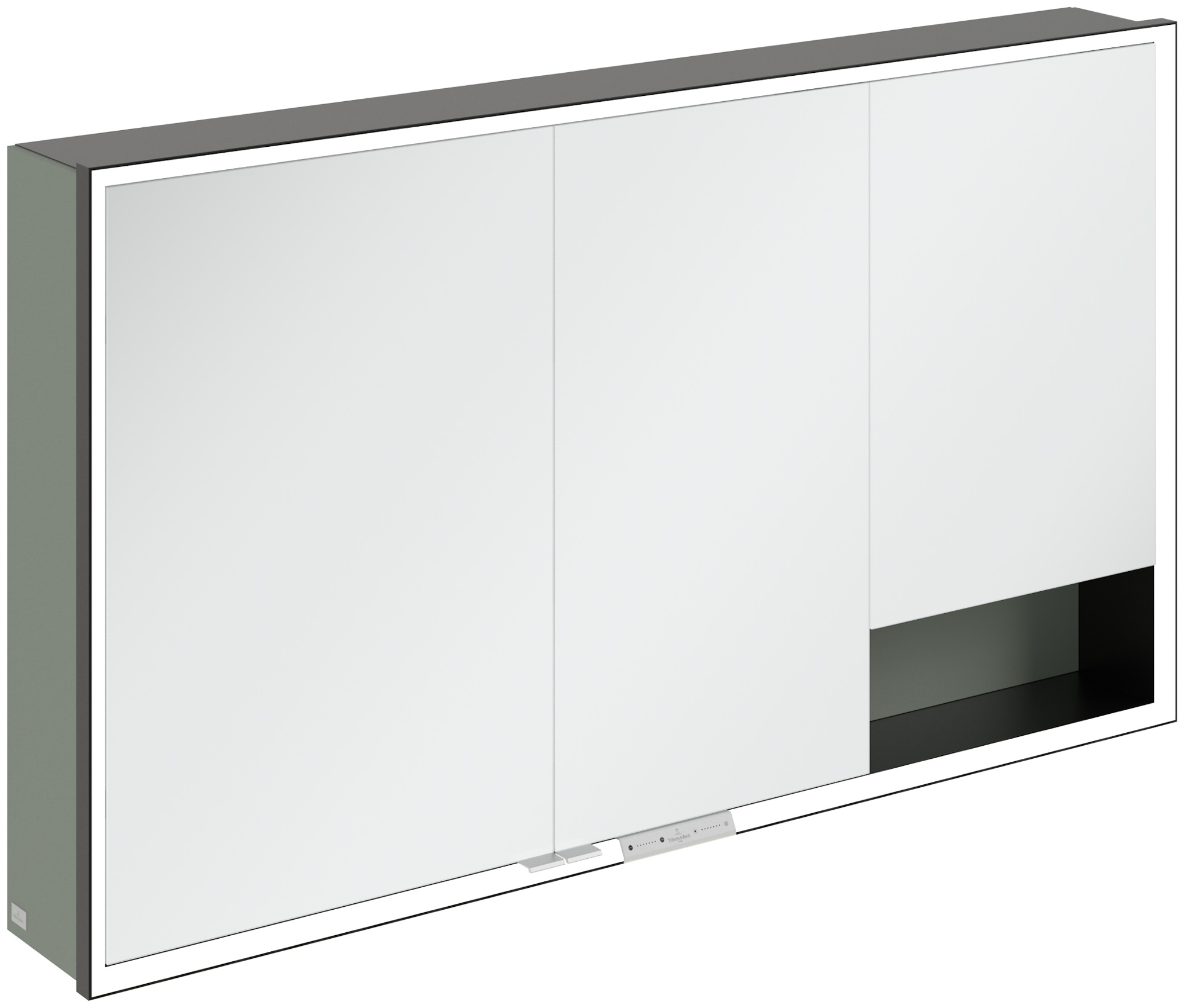 Villeroy & Boch My View+ skrinka 130x16.8x75 cm so zrkadlom zelená B48113AF